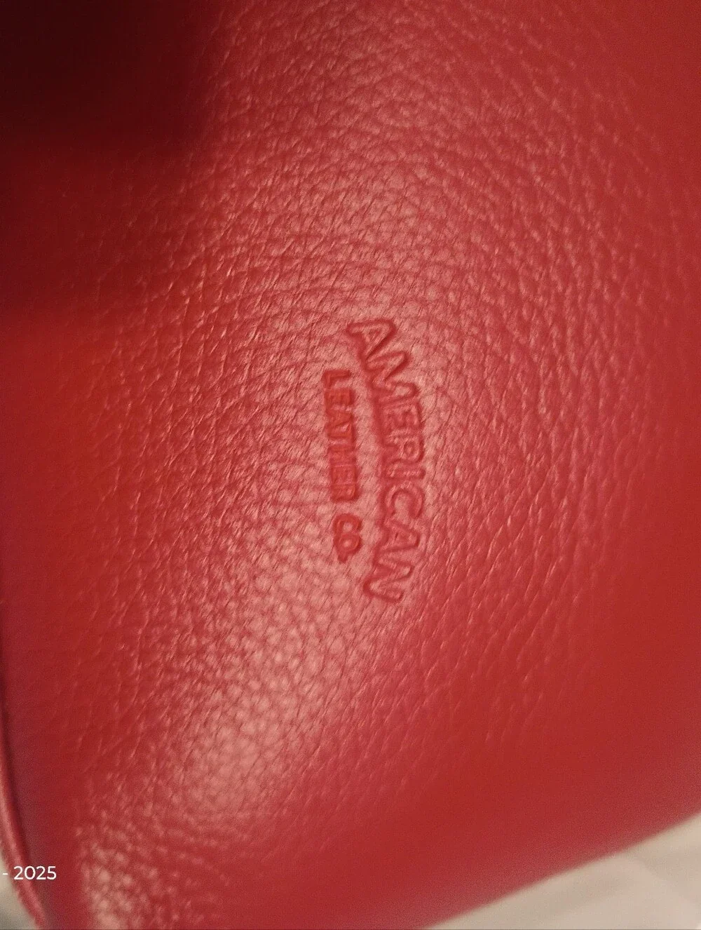 American Leather Grace Oversized Kisslock Clutch Claret